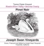 Joseph Swan Trenton Estate Vineyard Pinot Noir 2011 Front Label