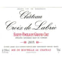 Croix de Labrie  2005 Front Label