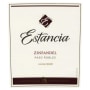 Estancia Paso Robles Zinfandel 2012 Front Label