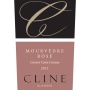 Cline Mourvedre Rose 2013 Front Label
