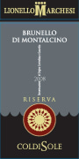 Castello di Monastero ColdiSole Brunello di Montalcino Riserva 2008 Front Label