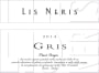 Lis Neris Gris Pinot Grigio 2014 Front Label