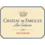 Chateau de Fargues Sauternes (375ML half-bottle) 2005 Front Label
