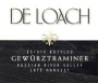 DeLoach Late Harvest Gewurztraminer (half-bottle) 1999 Front Label