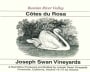 Joseph Swan Cotes du Rosa 2012 Front Label
