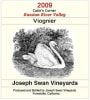 Joseph Swan Catie's Corner Viognier 2009 Front Label