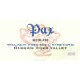 Pax Walker Vine Hill Syrah 2005 Front Label