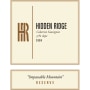 Hidden Ridge Impassable Mountain Reserve Cabernet Sauvignon 2008 Front Label