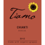 Tiamo Organic Chianti 2012 Front Label