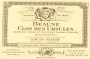 Louis Jadot Beaune Clos des Ursules Premier Cru Monopole 2009 Front Label