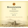 Shannon Ridge High Elevation Chardonnay 2013 Front Label