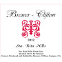 Brewer-Clifton Sta. Rita Hills Pinot Noir 2012 Front Label
