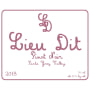 Lieu Dit Pinot Noir 2013 Front Label