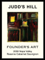 Judd's Hill Founder's Art Reserve Cabernet Sauvignon 2008 Front Label
