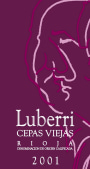 Luberri Cepas Viejas 2001 Front Label