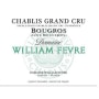 William Fevre Chablis Bougros Grand Cru 2012 Front Label