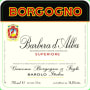 Borgogno Barbera d'Alba Superiore 2012 Front Label