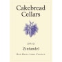 Cakebread Zinfandel 2012 Front Label