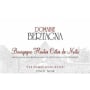 Domaine Bertagna Hautes Cotes de Nuits Pinot Noir 2010 Front Label
