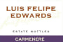 Luis Felipe Edwards Carmenere 2012 Front Label