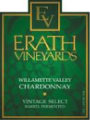 Erath Vintage Select Chardonnay 1998 Front Label