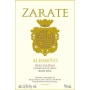 Zarate Albarino 2012 Front Label
