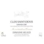 Domaine Arlaud Clos St. Denis 2001 Front Label