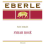 Eberle Syrah Rose 2013 Front Label