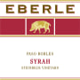 Eberle Steinbeck Vineyard Syrah 2012 Front Label