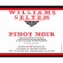 Williams Selyem Calegari Vineyard Pinot Noir 2012 Front Label