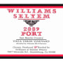 Williams Selyem Vista Verde Vineyard Port (375ML half-bottle) 2009 Front Label