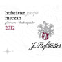 J. Hofstatter Meczan Pinot Nero 2013 Front Label