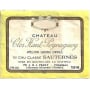Chateau Clos Haut Peyraguey  2001 Front Label