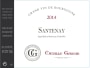 Camille Giroud Santenay 2014 Front Label