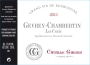 Camille Giroud Gevrey Chambertin Les Crais 2011 Front Label