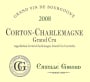 Camille Giroud Corton Charlemagne Grand Cru 2008 Front Label
