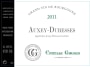 Camille Giroud Auxey Duresses Blanc 2011 Front Label
