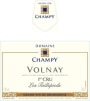 Maison Champy Volnay Les Taillepieds Premier Cru 2011 Front Label