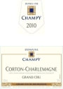 Maison Champy Corton-Charlemagne Grand Cru 2010 Front Label