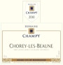 Maison Champy Chorey-Les-Beaune 2010 Front Label