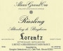 Gustave Lorentz Altenberg de Bergheim Riesling Grand Cru 2005 Front Label