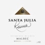 Santa Julia Reserva Malbec 2012 Front Label