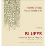 Pali Wine Co Bluffs Pinot Noir 2012 Front Label
