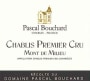 Pascal Bouchard Chablis Mont de Milieu Premier Cru 2012 Front Label