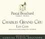 Pascal Bouchard Chablis Le Clos Grand Cru 2009 Front Label