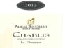 Pascal Bouchard Le Classique Chablis (OU Kosher) 2013 Front Label