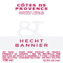 Hecht & Bannier Cotes de Provence Rose 2012 Front Label
