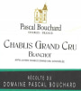 Pascal Bouchard Chablis Blanchot Grand Cru 2011 Front Label