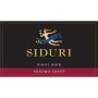 Siduri Sonoma Coast Pinot Noir 2012 Front Label