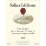 Badia a Coltibuono Vin Santo (375ML half-bottle) 2007 Front Label